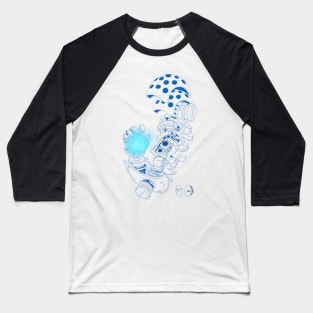 Genos Blue LINEART Baseball T-Shirt